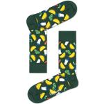 Calzini casual verdi numero 46 di cotone a pois per Donna Happy Socks 