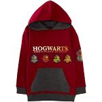 Felpe borgogna 5 anni di pile manica lunga con cappuccio bambini Harry Potter Hogwarts 