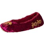Pantofole imbottite eleganti porpora numero 41,5 di pelliccia con allacciatura elasticizzata traspiranti per Donna Harry Potter Hogwarts 