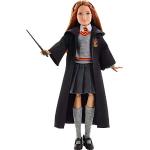 Harry Potter - Ginny Weasley, personaggio da collezionare di 25 cm con uniforme di Hogwarts, morbido mantello e bacchetta di Grifondoro, giocattolo per bambini, 6+ anni, FYM53