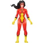 Marvel Hasbro Legends Series, Retro 375 Collection, Spider-Woman, action figure da 9,5 cm