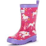 Stivali larghezza E rosa numero 26,5 di gomma con stringhe con tacco fino a 3 cm da pioggia per bambini Hatley 