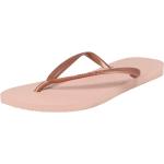 Sandali larghezza E rosa con punta aperta con allacciatura elasticizzata per l'estate per Donna Havaianas Slim 