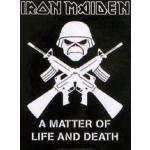 Poster musicali neri a tema cuori Iron Maiden 