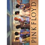 Poster rosa a tema cuori Pink Floyd 