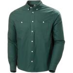 Camicie scontate verdi S di cotone Bio con manica lunga per Uomo Helly Hansen 