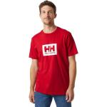 Magliette & T-shirt rosse XL di cotone Bio mezza manica con manica corta per Uomo Helly Hansen 