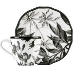 Tazze nere di porcellana con piattino Gucci Herbarium 