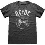 Magliette & T-shirt musicali scontate grigie S di cotone mezza manica per Uomo AC/DC 