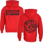 Heroes Dungeons And Dragons Logo Hoodie Rosso L Uomo