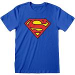 Magliette & T-shirt blu XXL taglie comode di cotone mezza manica con manica corta per Uomo Superman 