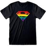 Heroes Official Dc Superman Logo Pride Short Sleeve T-shirt Viola S Uomo