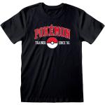 Magliette & T-shirt nere S di cotone mezza manica con manica corta per Uomo Pokemon 