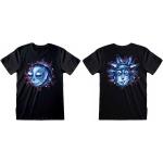 Heroes Official Rick And Morty Chrome Effect Short Sleeve T-shirt Blu L Uomo