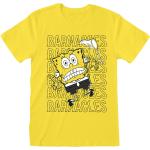 Magliette & T-shirt gialle L mezza manica cartoni animati per Uomo Spongebob SpongeBob SquarePants 