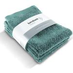 Asciugamani verdi 30x50 di spugna da bagno 