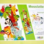 Adesivi murali multicolore in legno di faggio con animali Hess 