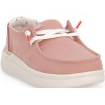 Sneakers larghezza E rosa numero 37 con stringhe ultraleggere platform per Donna Hey Dude 