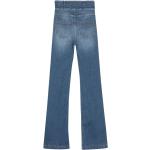 Jeans 32 vita 27 classici indaco in misto cotone a zampa di elefante Elisabetta Franchi 