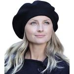 Cappelli invernali eleganti neri in angora per Donna 