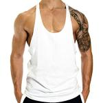 hippolo Gym uomo Tank Top Men Cotton Stringer Fitness Gym Shirt solide Sport Vest