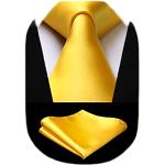Cravatte tinta unita gialle per Uomo Hisdern 