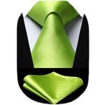 Cravatte tinta unita da cerimonia verdi per cerimonia per Uomo Hisdern 