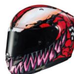 Abbigliamento ed attrezzature sportive trasparenti HJC Helmets Marvel 