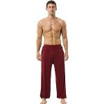 Pantaloni rosso scuro M da yoga per Uomo Hoerev 