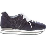 Sneakers larghezza E casual blu numero 36,5 di gomma per Donna Hogan H222 