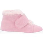 Sneakers rosa numero 21 di gomma tinta unita chiusura velcro per neonato Hogan 