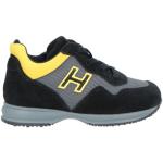 Sneakers basse nere numero 27 di gomma con stringhe per bambini Hogan 