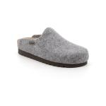 Pantofole larghezza E classiche grigie numero 39 di feltro Bio Grunland 