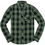 Camicie scontate verdi XL di cotone per Uomo 