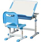 Sedie minimaliste blu in acciaio di design Homcom 
