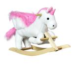 Peluche di legno a tema cavalli unicorni per bambini cavalli e stalle Homcom 