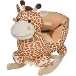 Peluche di legno a tema cavalli giraffe per bambini 45 cm cavalli e stalle Homcom 
