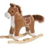 Peluche in peluche a tema cavalli per bambini 65 cm cavalli e stalle Homcom 