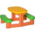 Tavolini multicolore in HDPE per 2 persone Homcom 