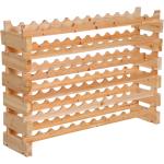 Portabottiglie in legno di pino di design Homcom 