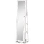 Specchi moderni bianchi di legno portagioie Homcom 