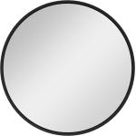 Specchi rotondi moderni neri in alluminio Homcom 