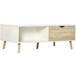 Tavolini bianchi di legno Homcom 