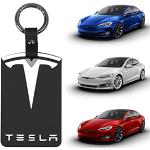 HOMURY Portachiavi porta carte chiave: porta carte di credito in silicone con chiave, custodia per badge per Tesla Model 3 accessori nero, Porta chiavi e tessere