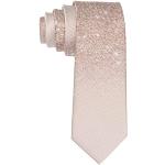Cravatte artigianali rosa con glitter per cerimonia per Uomo 