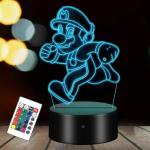 Lampadari marroni con porta usb Super Mario Mario 