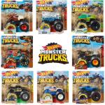 Hot Wheels Monster Trucks Selezione di camion giocattolo in metallo pressofuso da collezione in scala 1:64 con ruote giganti in assortimento