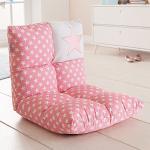 howa 2 in 1 poltrona + divano per bambini – schienale regolabile in 6 posizioni - rosa 8601