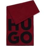 Accessori moda scontati rossi di lana con frange per Uomo HUGO 