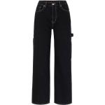 Pantaloni cargo neri di cotone per Donna HUGO 
